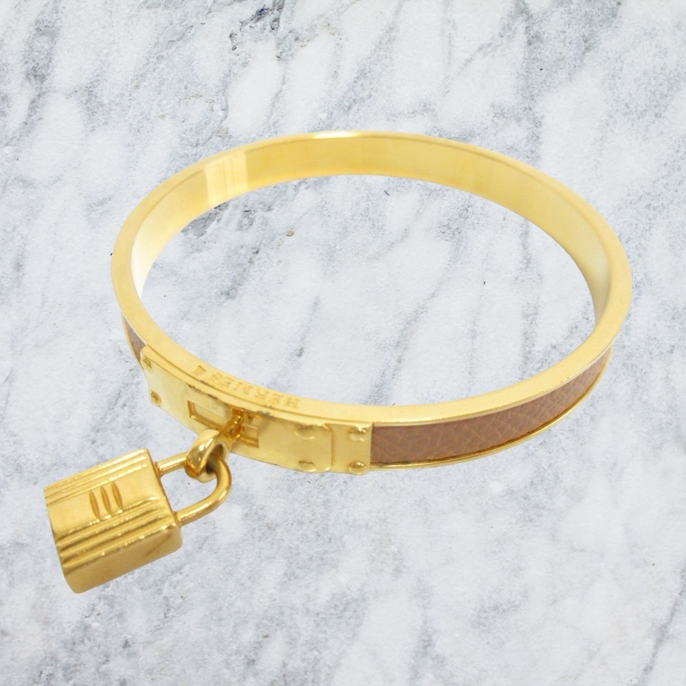 HERMES Pre-Owned Kelly Cadena Bangle with H charm - Picture 2 of 9